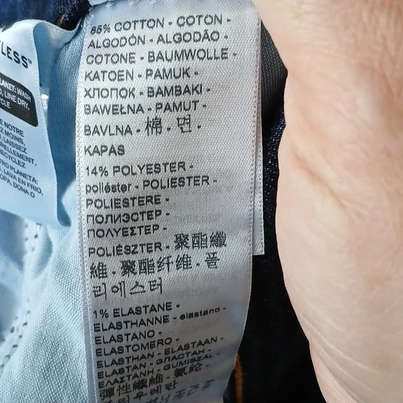 Levis High Rise Wide Leg Crop Denim Jeans - 29 - Picture 6 of 6